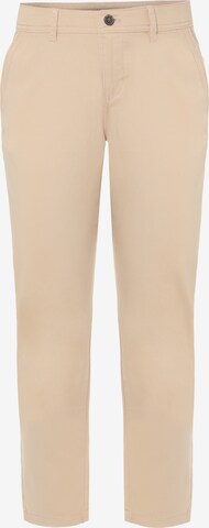 Pantalon chino 'Hino' TATUUM en beige : devant