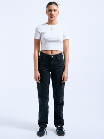 Dr. Denim Regular Jeans 'Drdenimarch Mid Straight' in Zwart