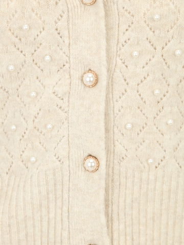 Only Petite Knit Cardigan in Beige