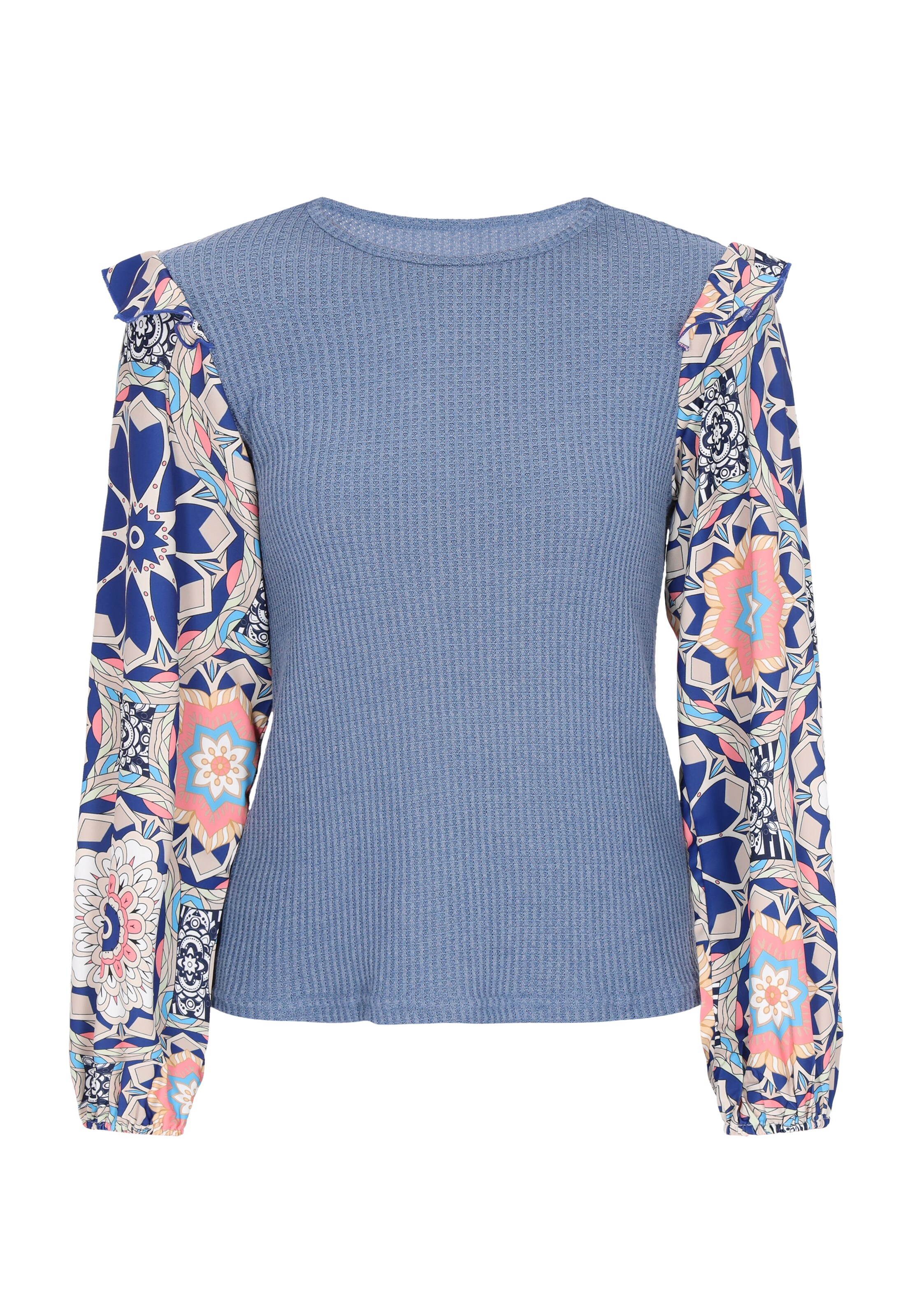 Bluză de la NAEMI pe albastru: față