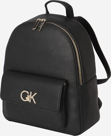 Sac à dos Calvin Klein en noir : devant