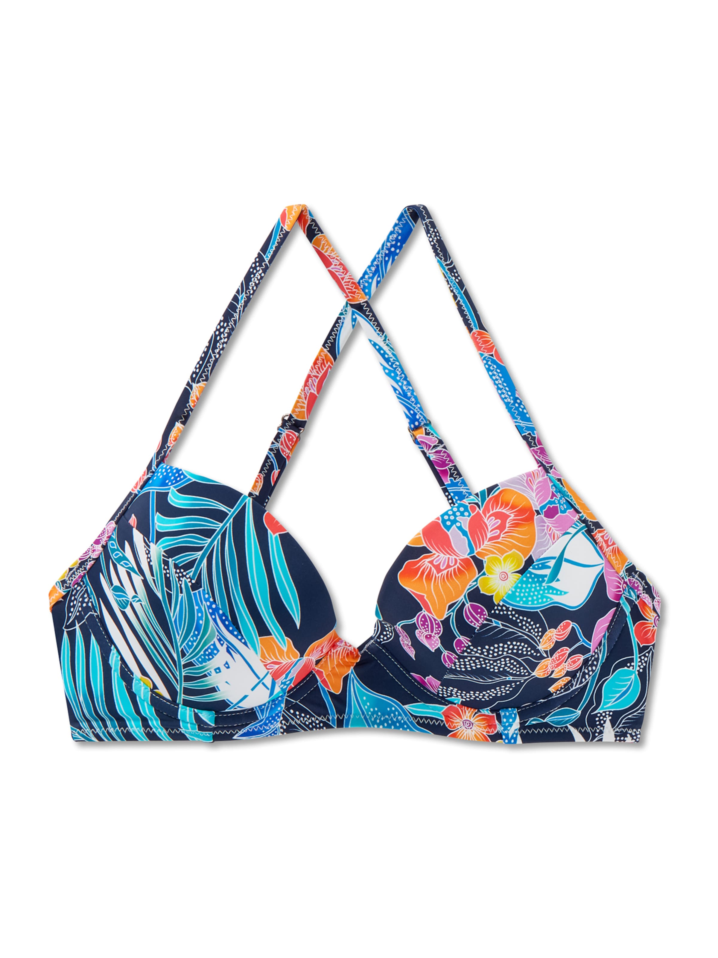 Push-up Hauts de bikini 'Aqua Mix & Match' SCHIESSER en mélange de couleurs : devant