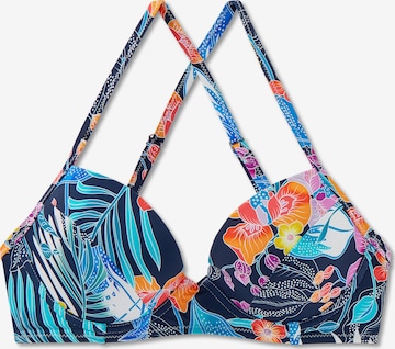 SCHIESSER Push-up Bikini Top 'Aqua Mix & Match' in Mixed colors: front