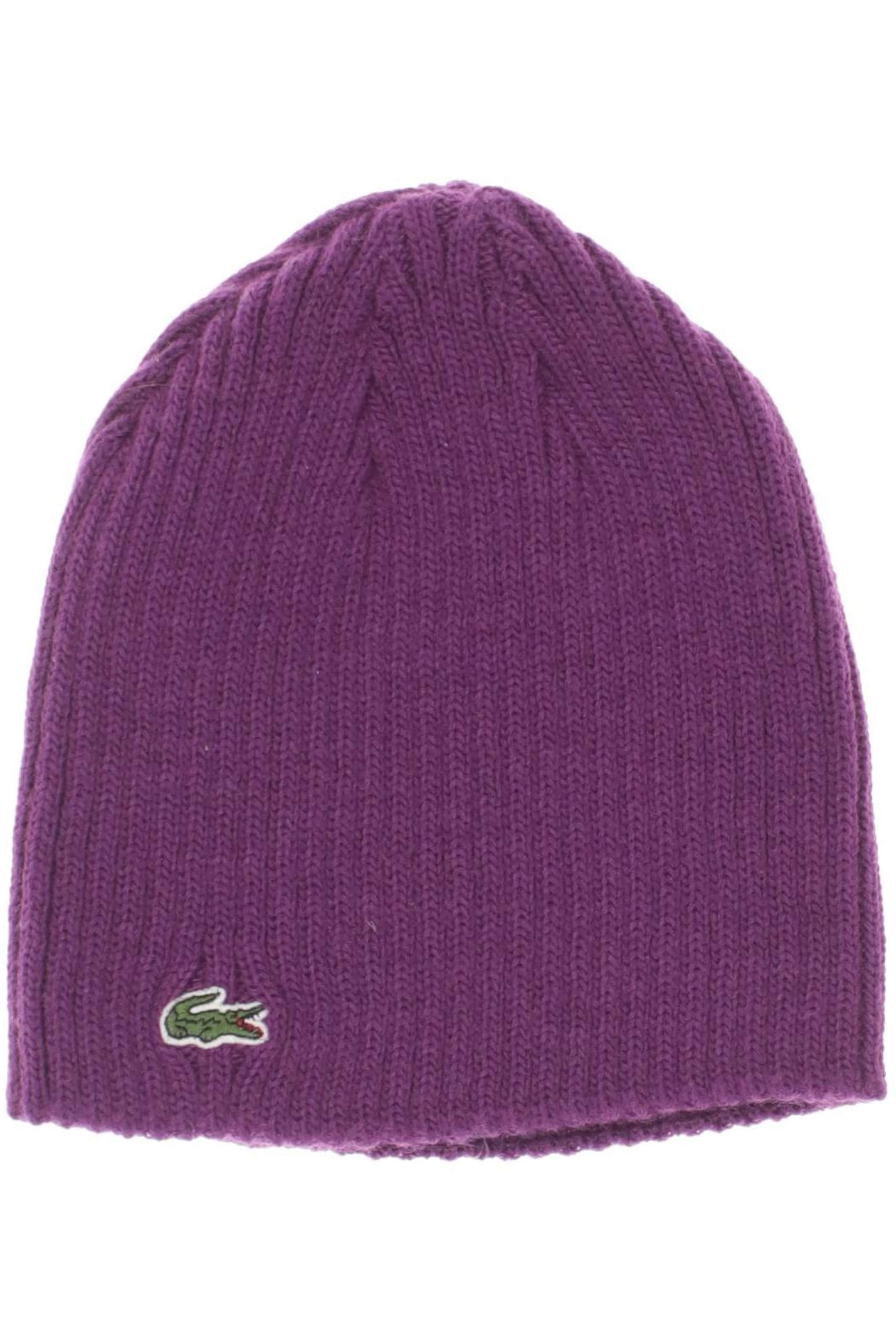 LACOSTE Hut oder Mütze One Size in Lila: Vorderseite