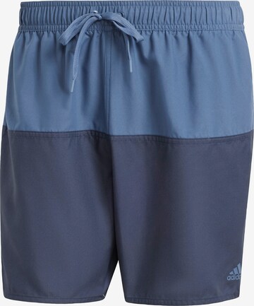 ADIDAS PERFORMANCE Athletic Swim Trunks 'Clx' in Blue: front