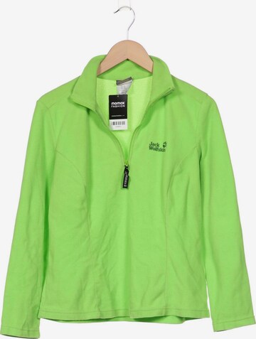 JACK WOLFSKIN Sweatshirt & Zip-Up Hoodie in 4XL in Green: front