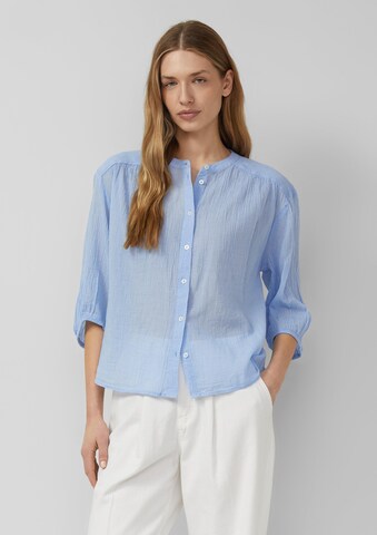 Chemisier s.Oliver en bleu : devant