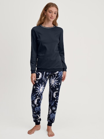 CALIDA Pyjama 'Winter Dreams'‌‌‌‌ in Blau
