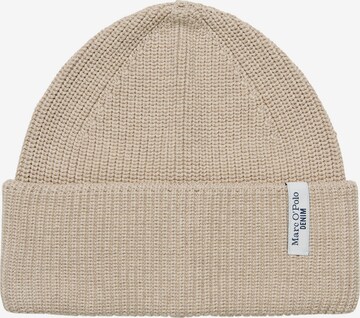Marc O'Polo DENIM Mütze in Beige: Vorderseite
