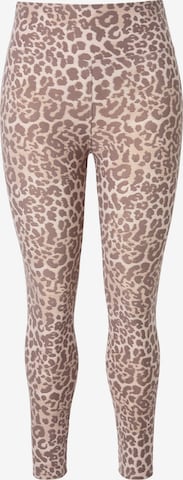 Studio Untold Skinny Leggings in Beige: Vorderseite