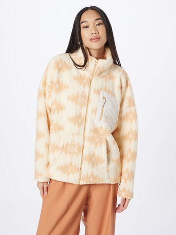 RIP CURL Funktionsfleecejacke 'POLAR' in Beige: predná strana