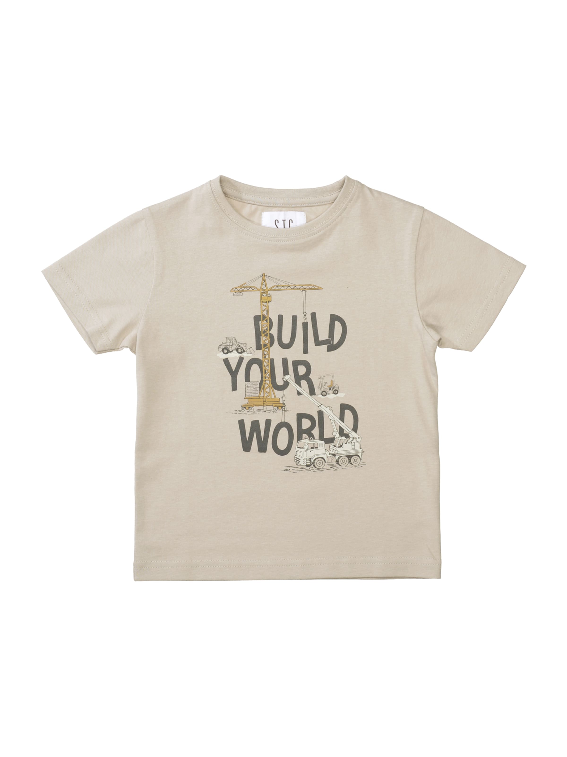 Tricou de la STACCATO pe bej: față