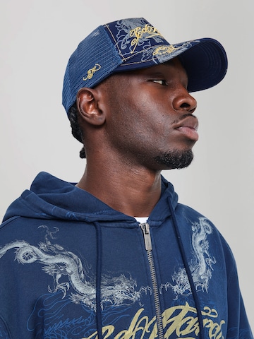 Ed Hardy Суичъри с качулка в синьо