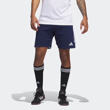 ADIDAS PERFORMANCE Regular Sportshorts 'Tiro 23 League' in Blau: Vorderseite