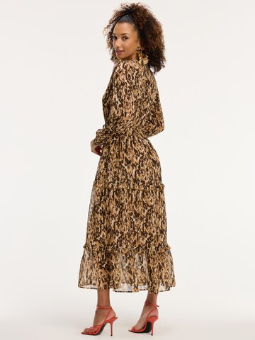 Robe 'JADE LEOPARD' Shiwi en marron