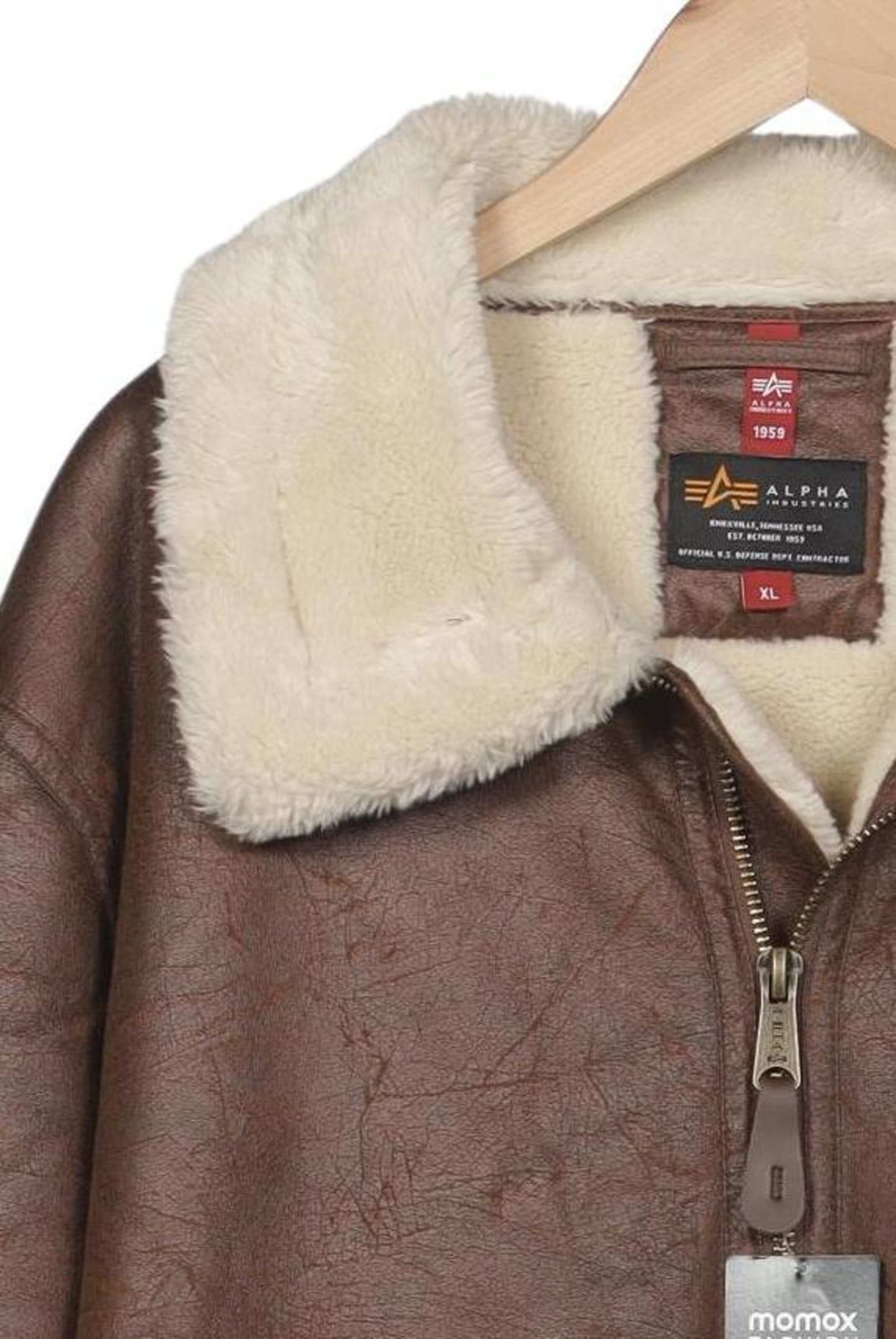 ALPHA INDUSTRIES Jacket & Coat in XL in Brown