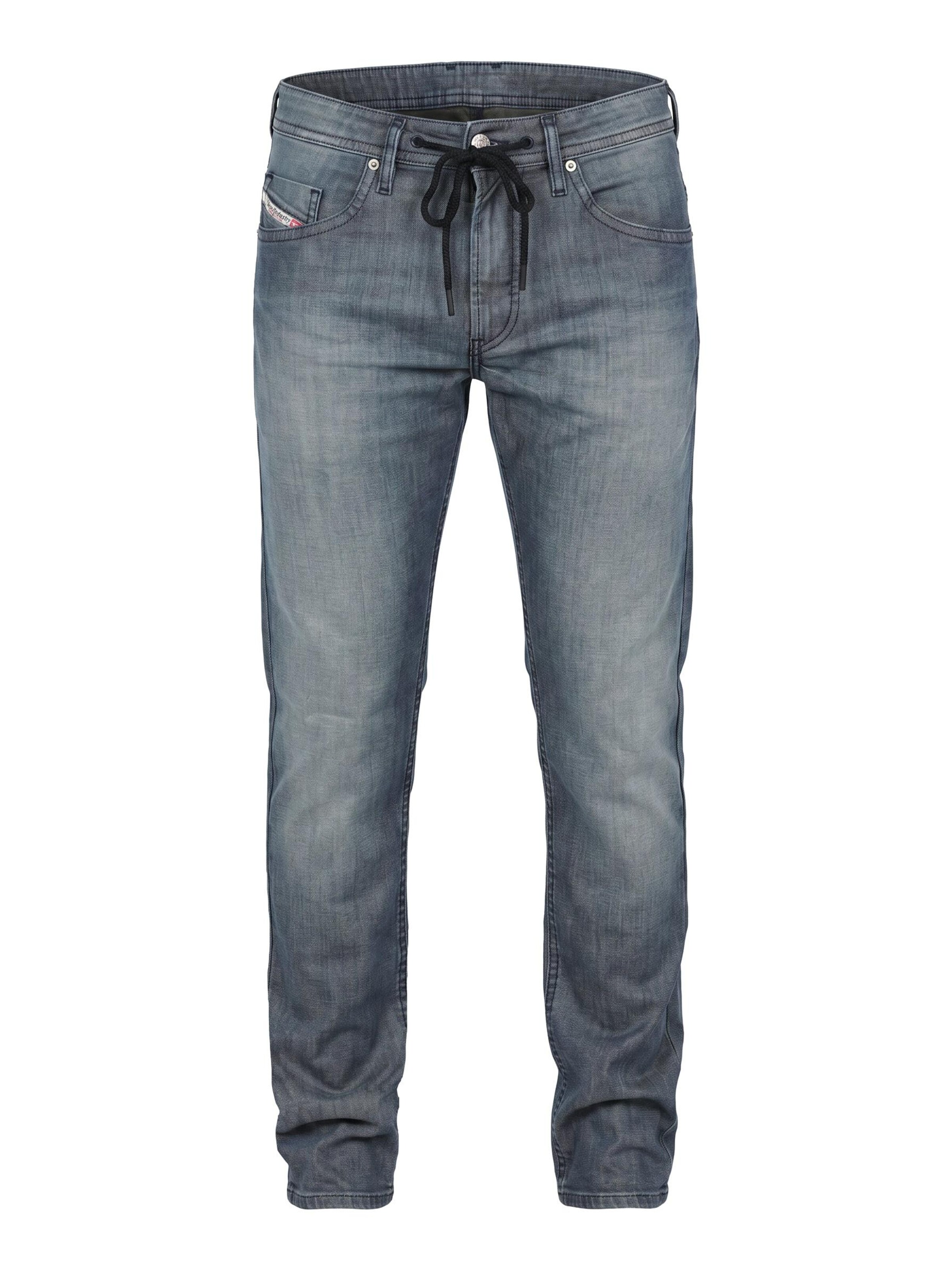 DIESEL Slim fit Jeans 'THOMMER JOGGJEANS Superstretch & Supersoft' in Silver: front