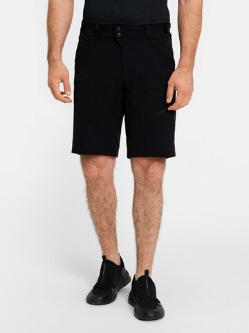 ZIENER Regular Workout Pants 'NELAT-Z X-Function' in Black: front
