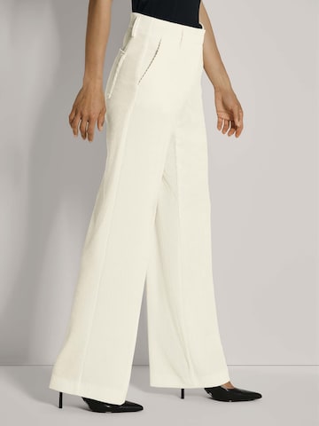 MADELEINE Wide leg Pantalon in Wit