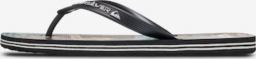 QUIKSILVER Zehentrenner 'Molokai Art 25' in Schwarz: Vorderseite