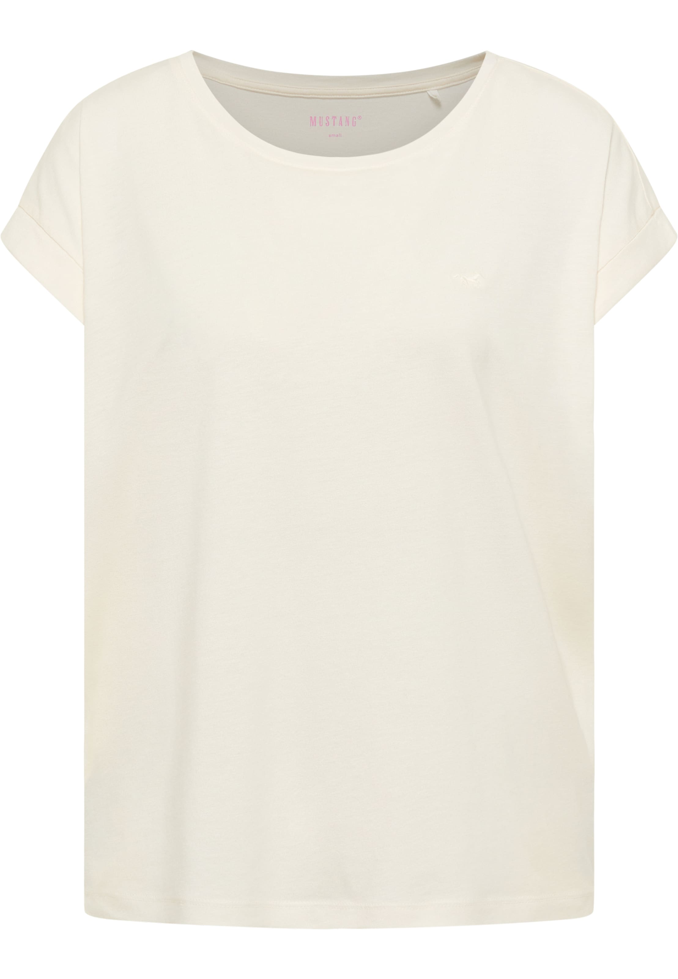 MUSTANG Shirt 'Lesley' in Weiß: Vorderseite