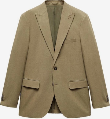 Coupe regular Veste de costume 'Amalfip' MANGO MAN en vert : devant