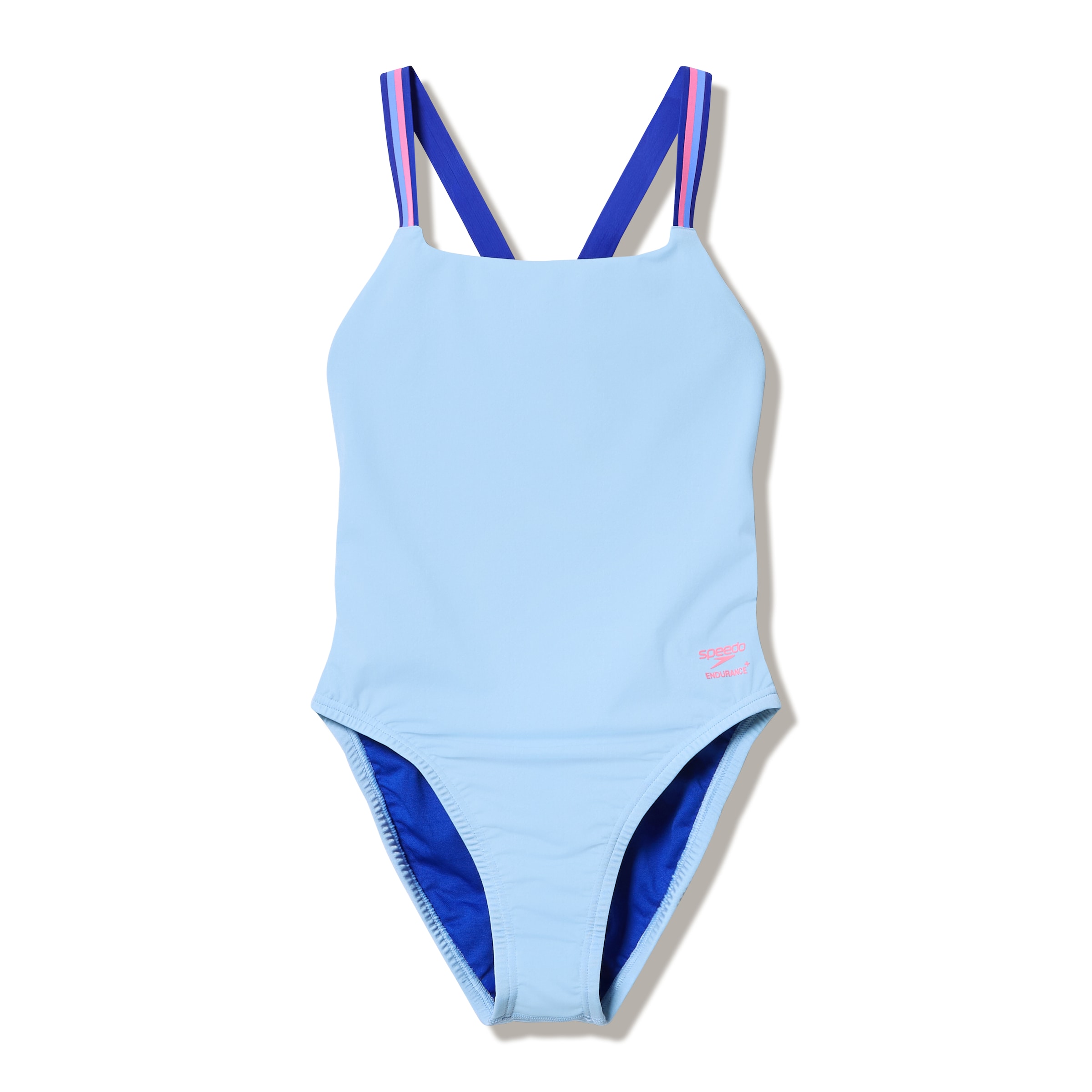 SPEEDO Bralette Swimsuit in Blue: front