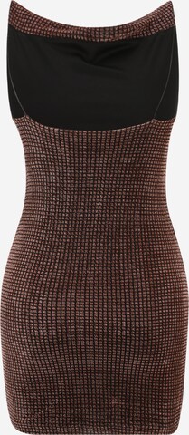 Robe de cocktail 'ANNA' Noisy May Petite en marron