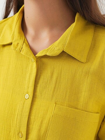 Camicia da donna di Bigdart in giallo