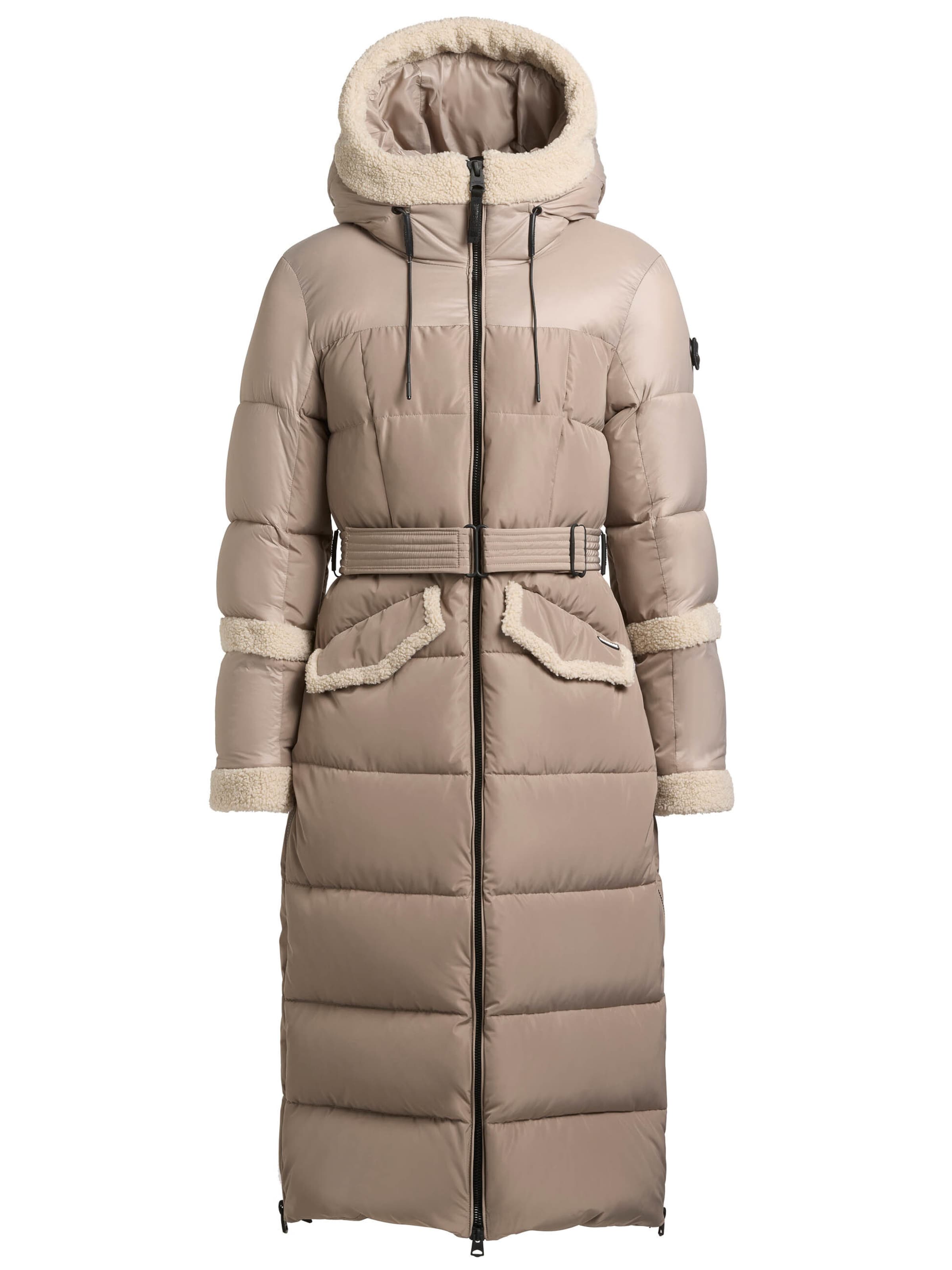 khujo Зимнее пальто 'Julita2' в Серый: спереди