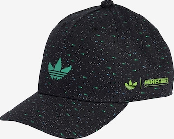 ADIDAS ORIGINALS Hattu 'Minecraft' värissä musta: etupuoli