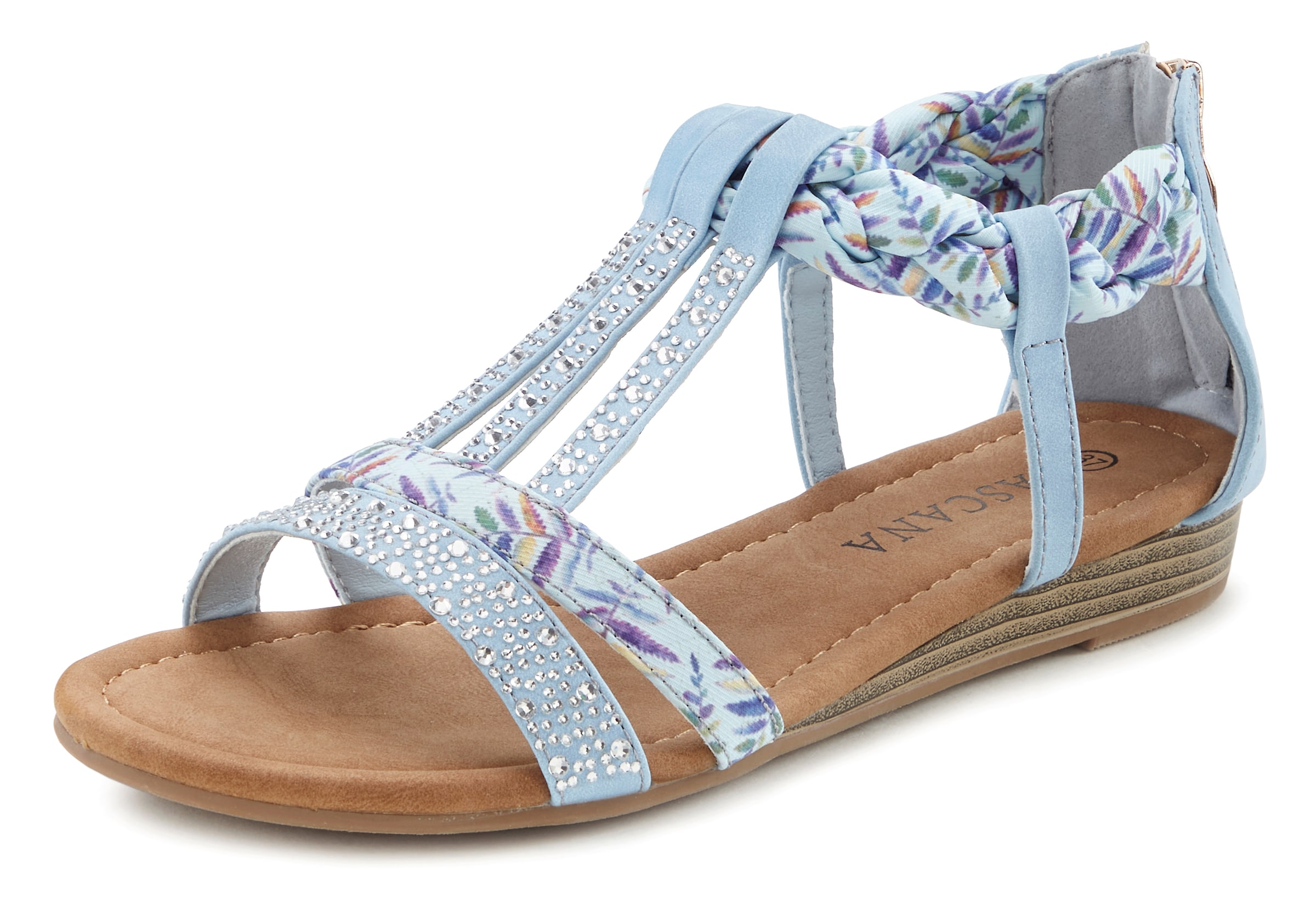 LASCANA - Sandalias en azul: frente