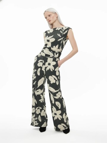 No Matter What Wide leg Trousers in Grey: front