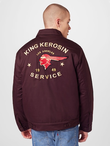 King Kerosin Jacke in Braun