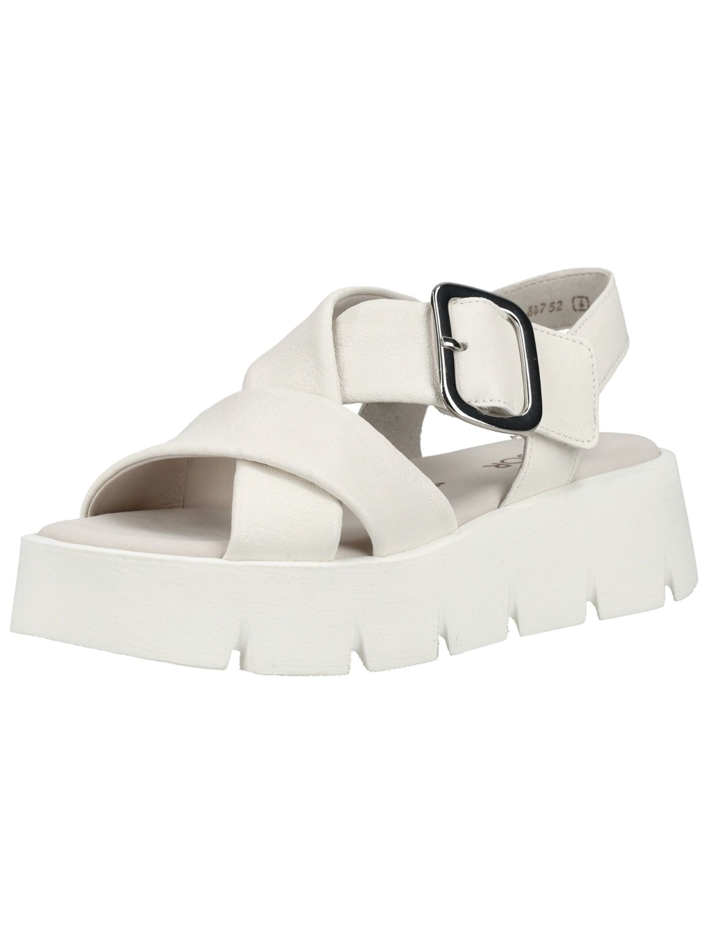 GABOR Sandaal in Wit: voorkant