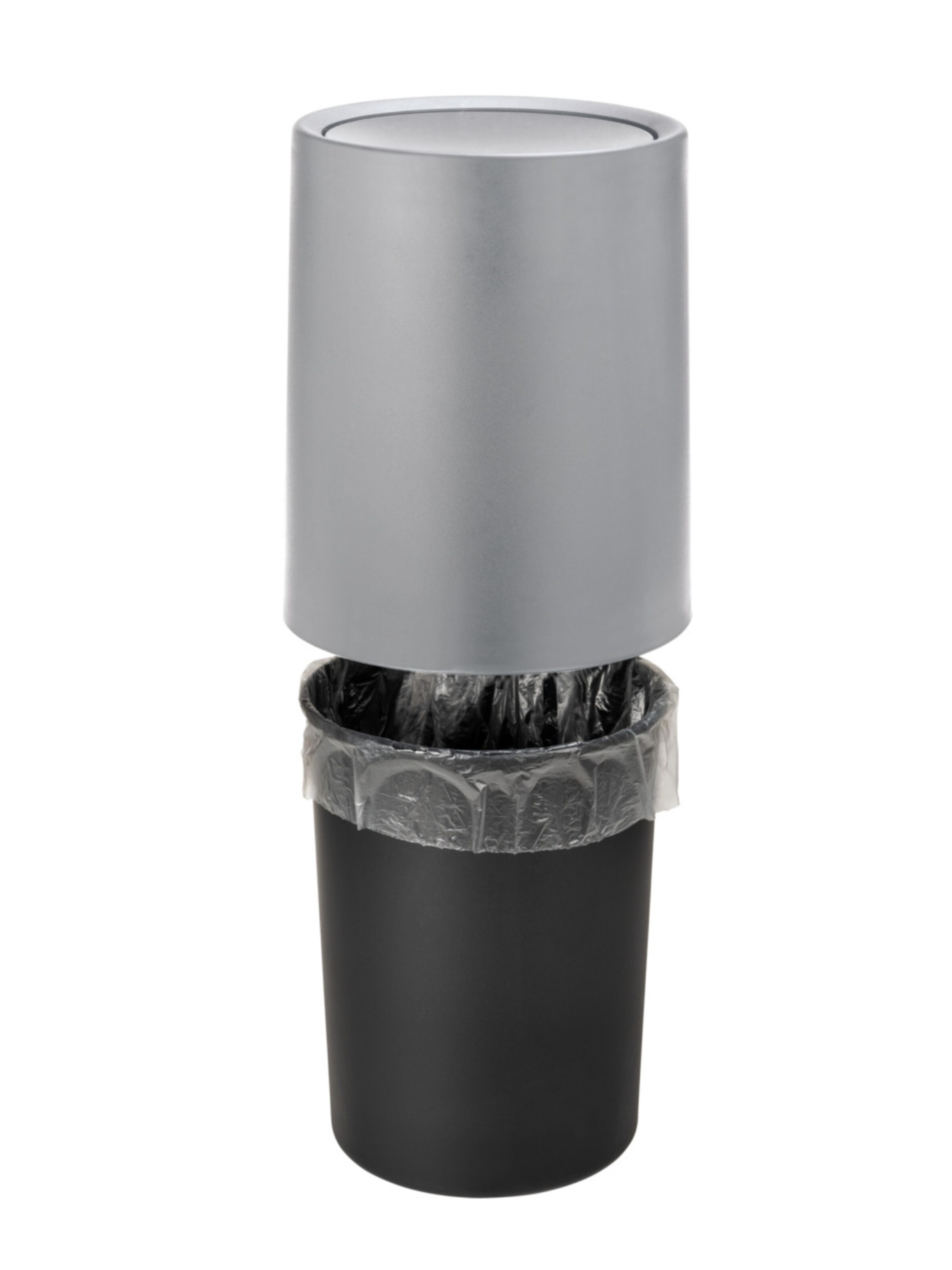 Wenko Schwingdeckeleimer 'Atri' in Grau