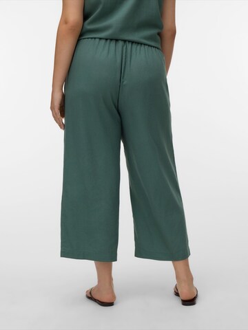 Vero Moda Curve - Pierna ancha Pantalón plisado 'VMCMYMILO' en verde