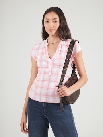 HOLLISTER Blus i rosa: framsida