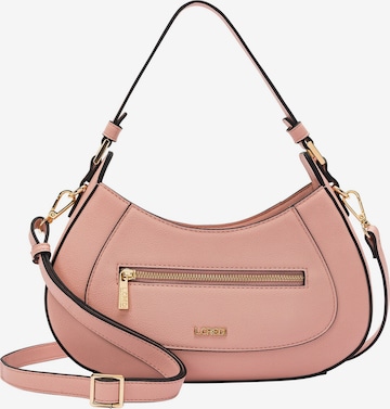 Borsa a spalla 'Odelia' di L.CREDI in rosa: frontale