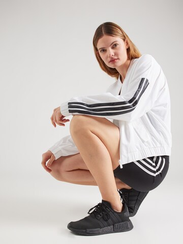 ADIDAS SPORTSWEAR Sports jacket 'Essentials' in White