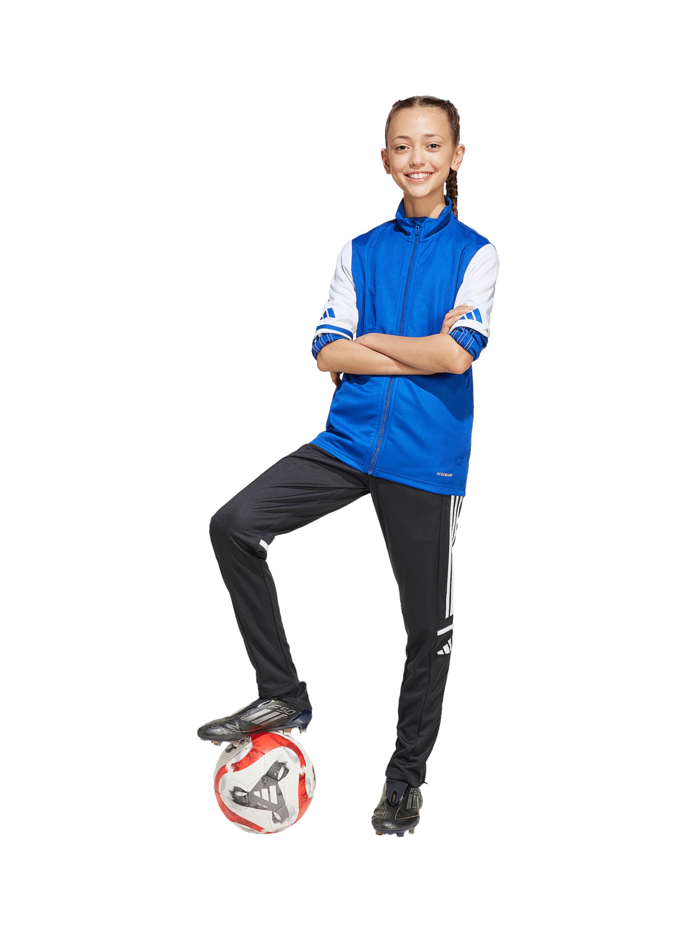 Veste de sport 'Sq 25' ADIDAS PERFORMANCE en bleu : devant