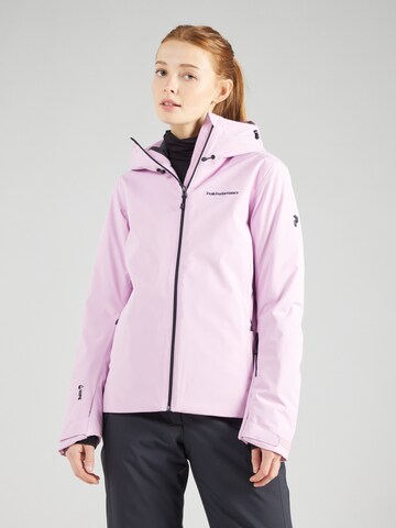 PEAK PERFORMANCE Outdoor jacket in Purple: front