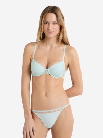 ETAM T-shirt Bra 'Plume' in Green