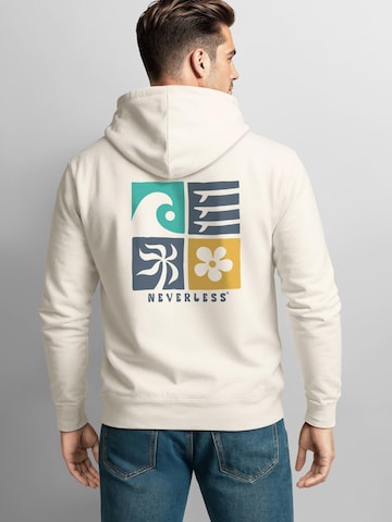 Neverless Sweatshirt 'California Surf' in Beige
