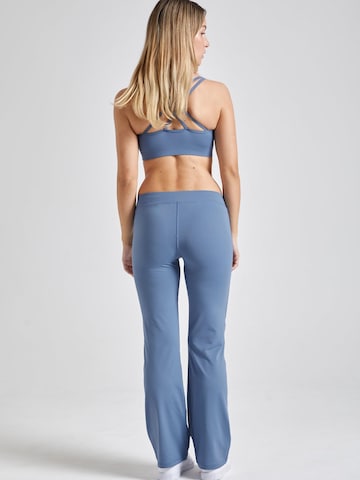 SPORTKIND Wide leg Workout Pants 'Jazzpants Regular' in Grey