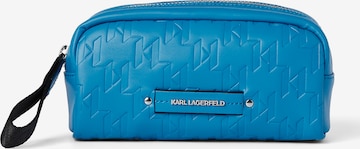 Karl Lagerfeld Kozmetická taška - Modrá: predná strana