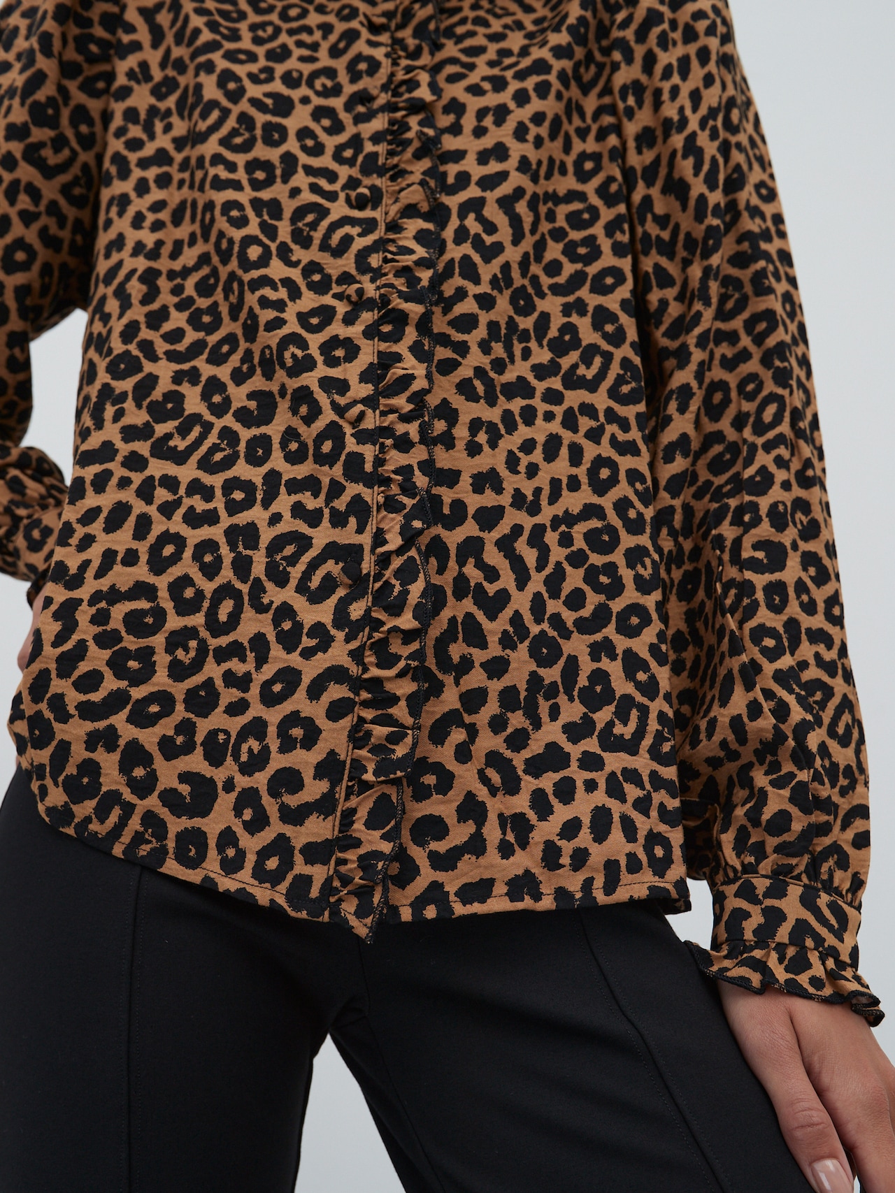 EDITED Blouse 'Rosiel' Bruin