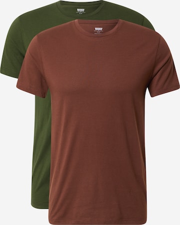 T-Shirt LEVI'S ® en marron : devant