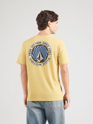 Volcom Shirt 'RINGSTONE' in Geel: voorkant