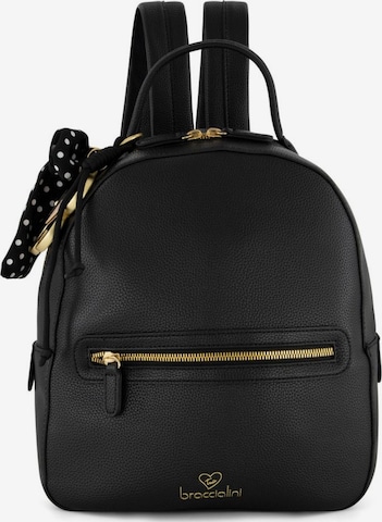 Braccialini - Mochila 'Beth' en negro: frente